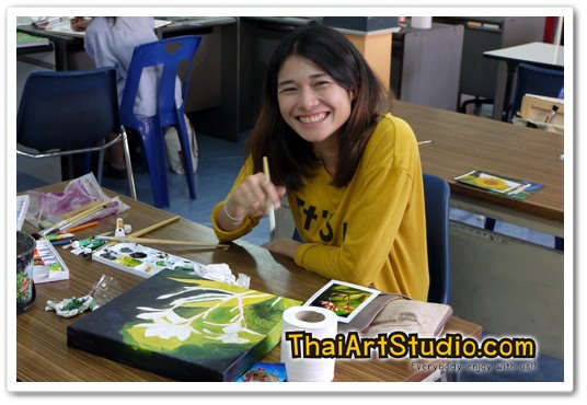 บรรยากาศการเรียนวาดรูป - Thaiartstudio.Com สอนวาดรูป เด็ก-ผู้ใหญ่  สตรีมีครรภ์ ยันคนชรา